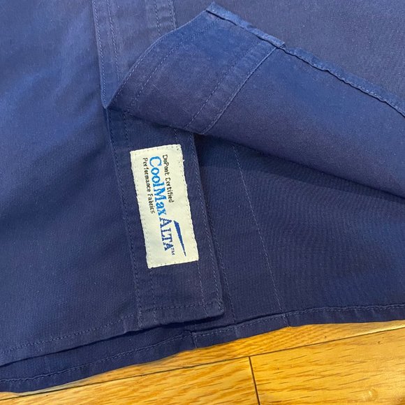 Flyshacker Clothing Co Mens Fishing Shirt Medium Button Down Short Sleeve Pocket - Picture 4 of 10